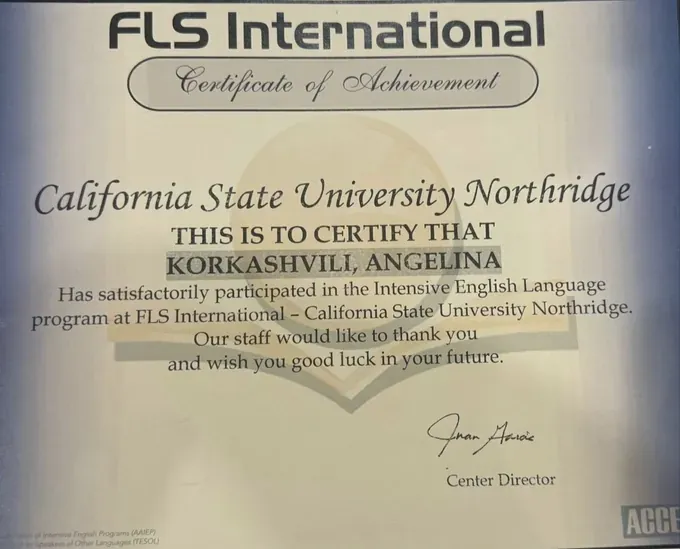 FLS · California State University Northridge · Intensive English, 2020
